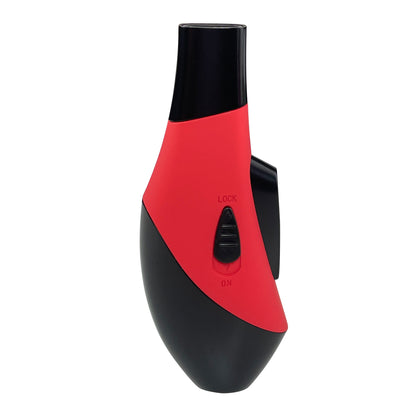 M0407 | Ever Tech Two-toned Teardrop Double Flame Cigar Torch