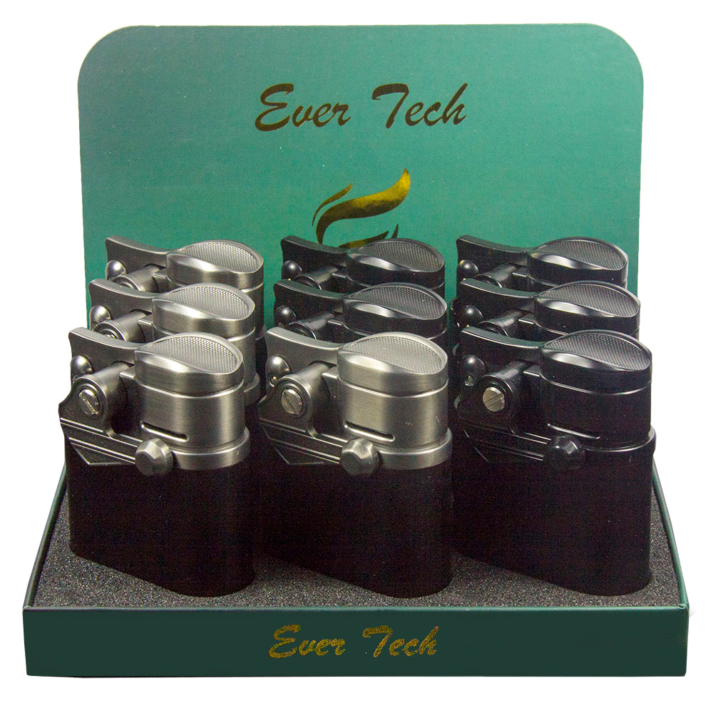M0421 | Ever Tech Premium Jumbo Vintage Style Quad Flame Cigar Torch