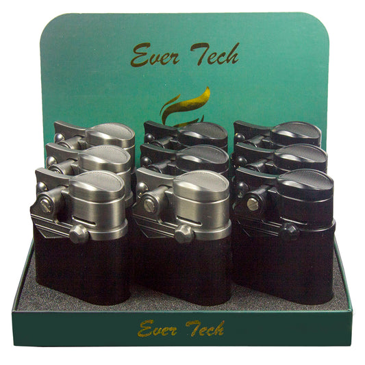 M0421 | Ever Tech Premium Jumbo Vintage Style Quad Flame Cigar Torch