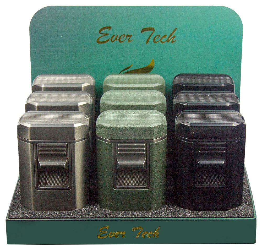 M0423 | Ever Tech Jumbo Premium Multifunctional Quad Flame Cigar Torch