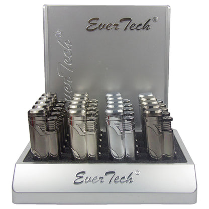 M0432 | Ever Tech Metal Double Torch with Cigar Punch