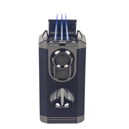 M0441 | Ever Tech 3-in-1 Luxury Triple Flame Cigar Lighter