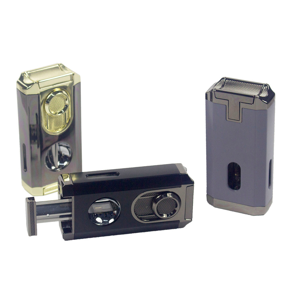 M0441 | Ever Tech 3-in-1 Luxury Triple Flame Cigar Lighter
